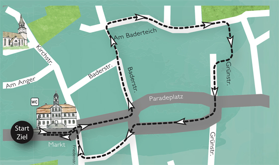 Karte Stadtlauf
